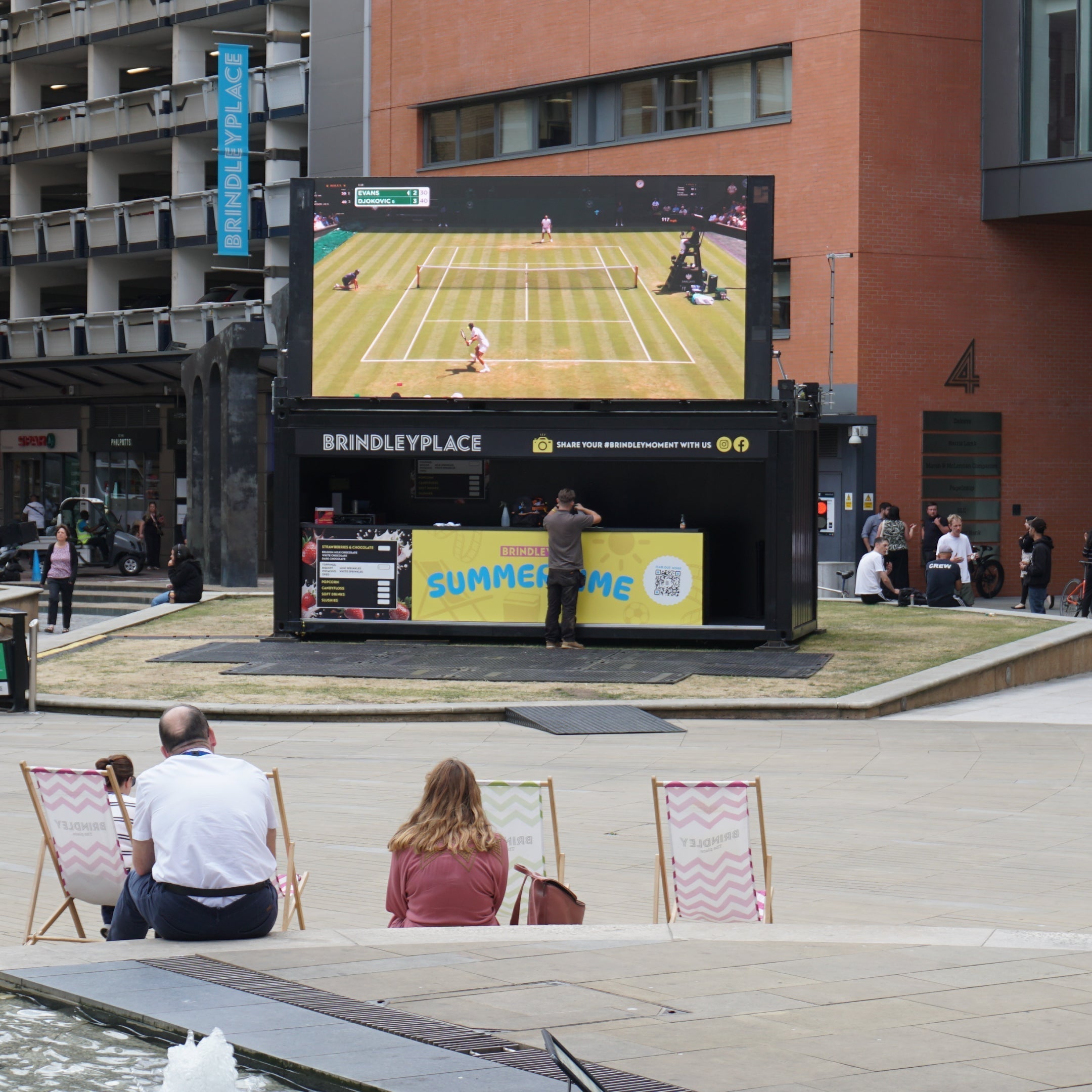 BrindleyPlace Summertime: Movies, Sport & More