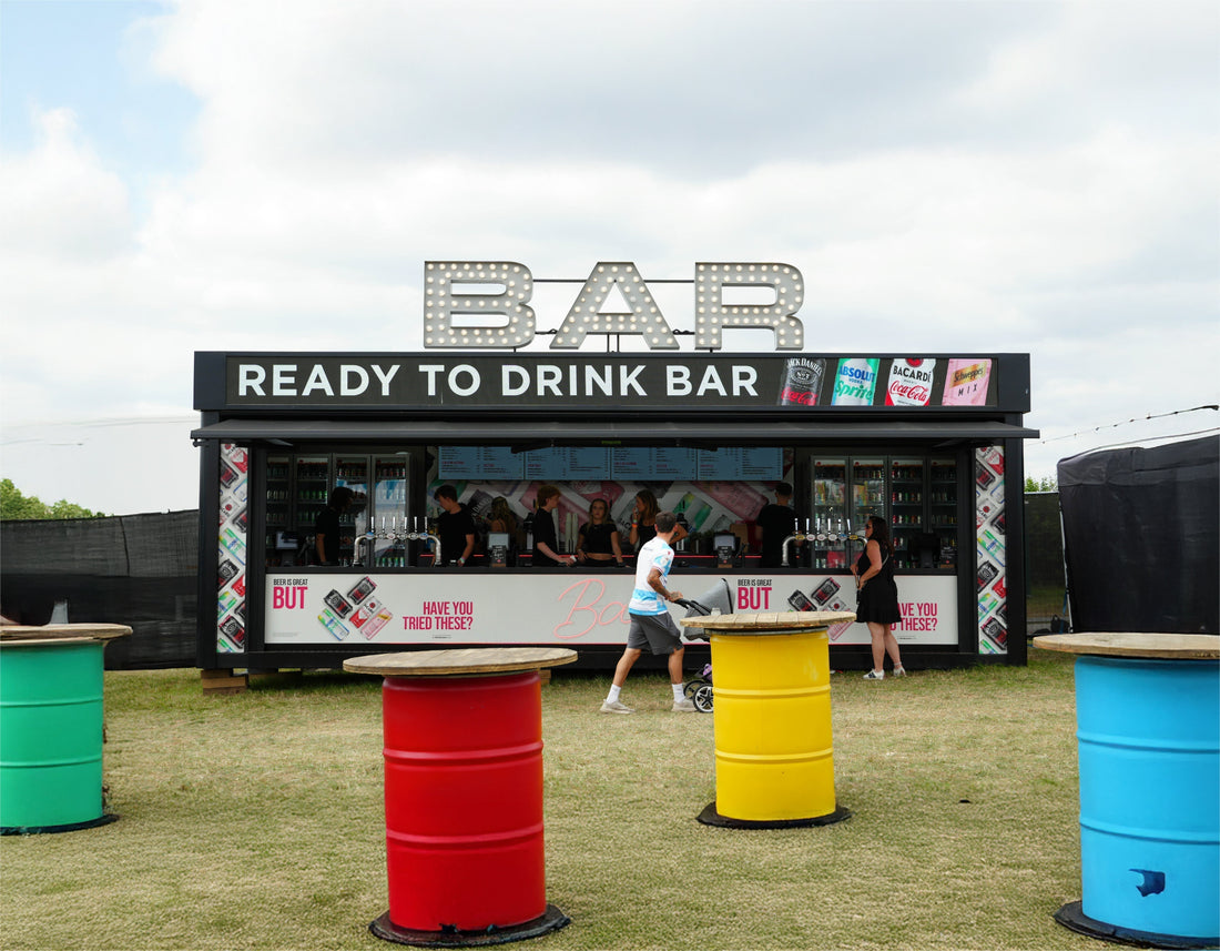 Freemans Bespoke Container Screen, Built by Grand Technix