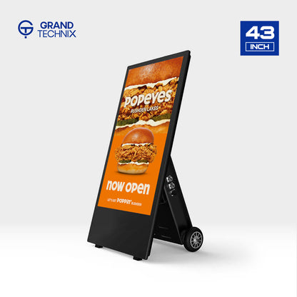 43” High Brightness Portable Digital Signage