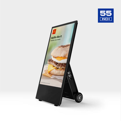 55” High Brightness Portable Digital Signage