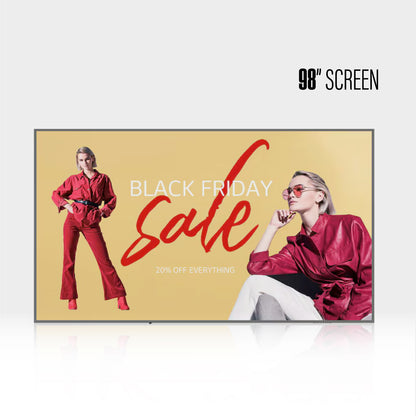 LG 98" B Series 4K Digital Signage