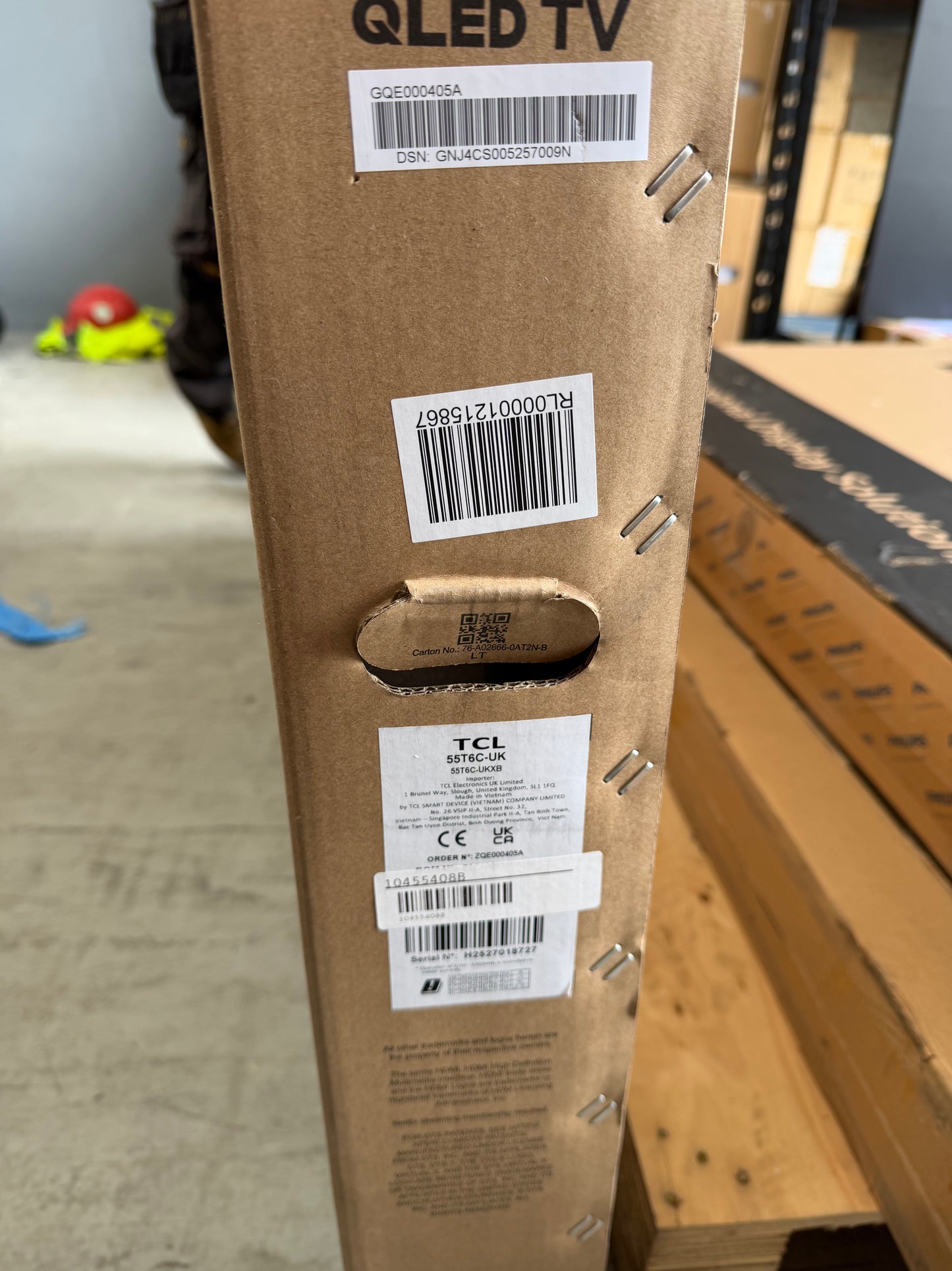 TCL T6C-UK 55" QLED 4K HDR TV
