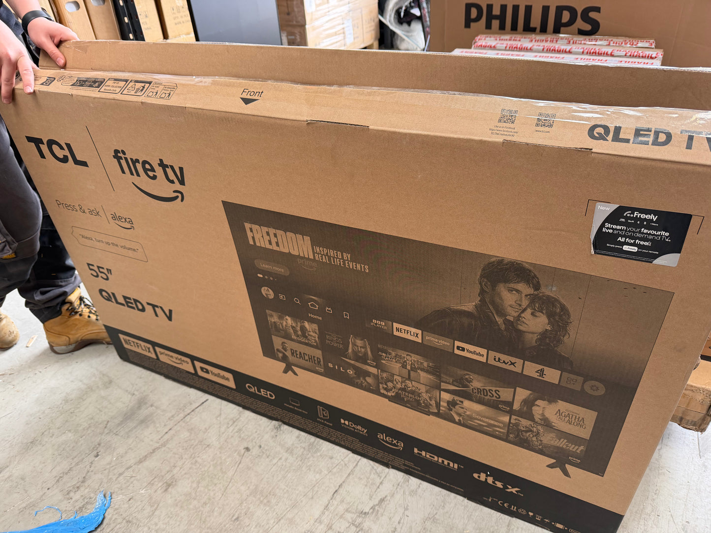 TCL T6C-UK 55" QLED 4K HDR TV