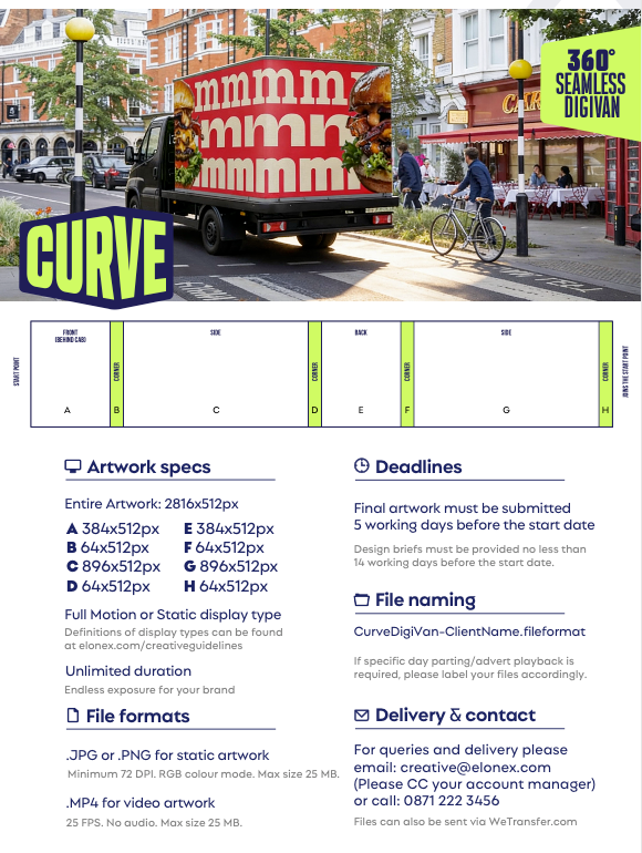 D2 Digivan / Curve Screen