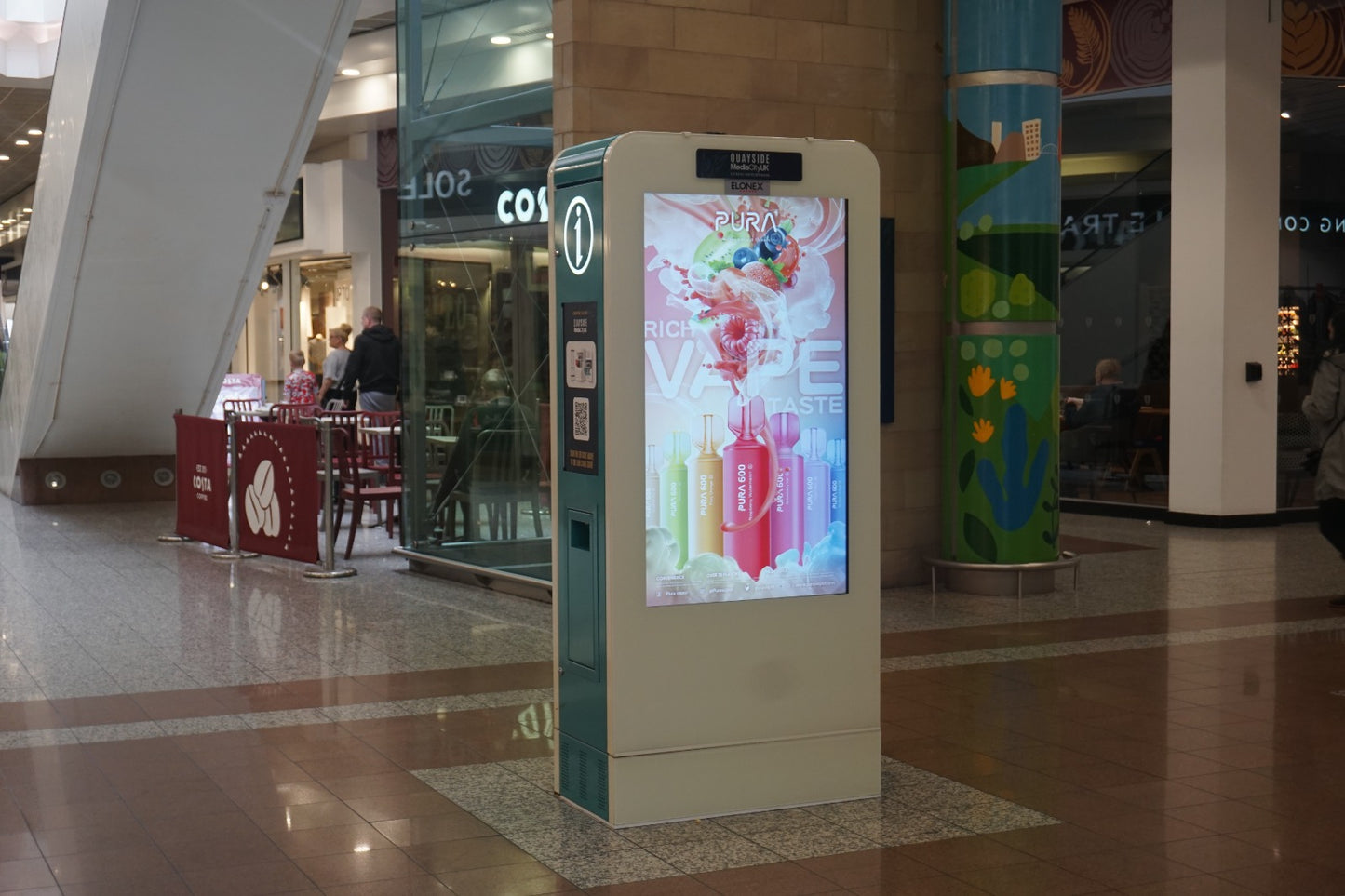 Indoor Double Sided 55" Kiosk