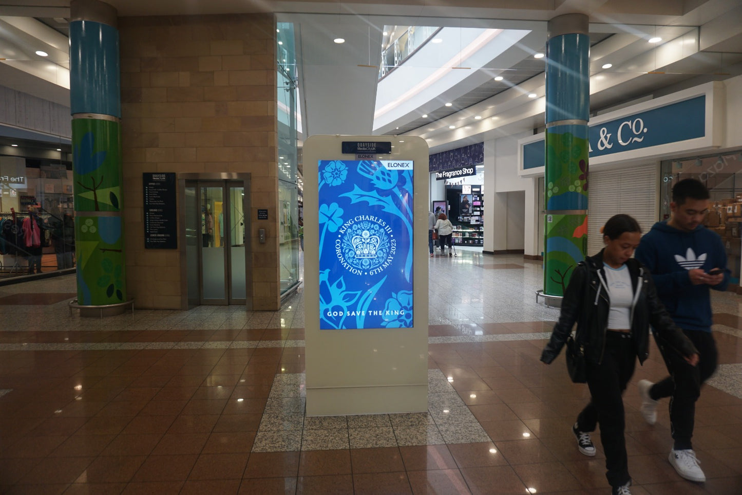 Indoor Double Sided 55" Kiosk