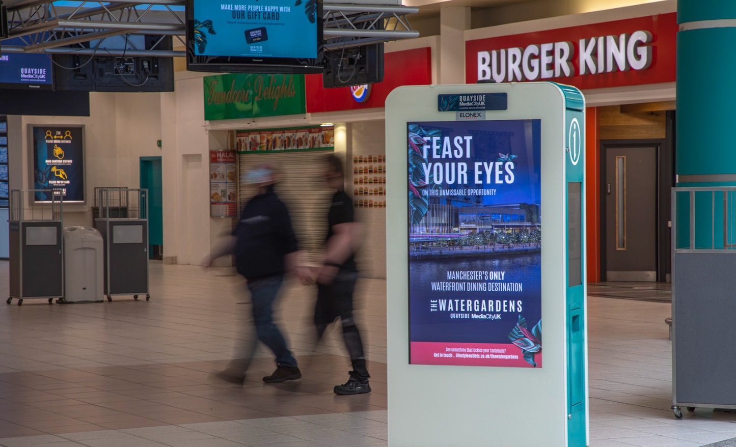 Indoor Double Sided 55" Kiosk