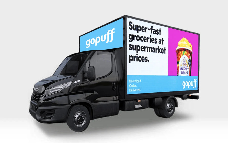 Digital Advertising Vans